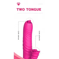 Вібратор Angelia USB 3 functions of thrusting / 20 vibrations Pink — Переглянути зображення 8
