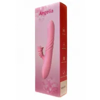 Вібратор Angelia USB 3 functions of thrusting / 20 vibrations Pink — Переглянути зображення 10