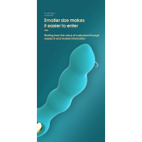 Вібростимулятор простати Boss Series Angelo Male Prostate Triple Stimulation, бірюзовий — Переглянути зображення 9