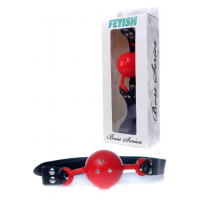 Кляп Knebel-Ball Gag Fetish B Series, червоний — Переглянути зображення 7