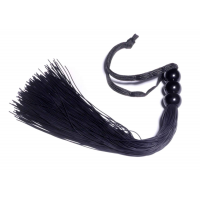 Батіг Silicone Whip Black 10 - Fetish Boss Series — Просмотреть изображение 3