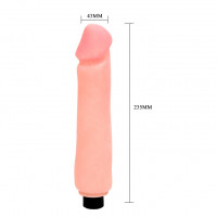 Вібратор Baile Multispeed Flexible Vibrator, тілесний