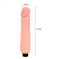 Вібратор Baile Multispeed Flexible Vibrator, тілесний — Переглянути зображення 2