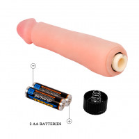 Вібратор Baile Multispeed Flexible Vibrator, тілесний — Просмотреть изображение 4