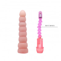 Вібратор Baile Flexi Vibe Sensual Spine, тілесний — Просмотреть изображение 4