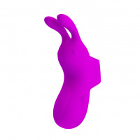 Насадка на палець з вібрацією Pretty Love Finger Bunny, фіолетова — Просмотреть изображение 3