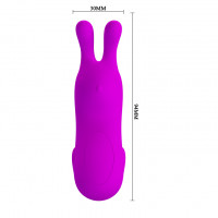 Насадка на палець з вібрацією Pretty Love Finger Bunny, фіолетова — Просмотреть изображение 6