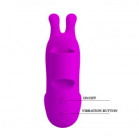 Насадка на палець з вібрацією Pretty Love Finger Bunny, фіолетова — Просмотреть изображение 8
