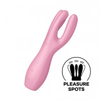 Кліторальний вібратор Satisfyer Threesome 3, рожевий — Просмотреть изображение 4