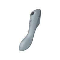 Вакуумний стимулятор клітора для жінок з вібрацією Satisfyer Curvy Trinity 3, сірий — Просмотреть изображение 4