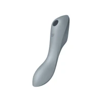 Вакуумний стимулятор клітора для жінок з вібрацією Satisfyer Curvy Trinity 3, сірий — Просмотреть изображение 4