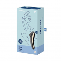 Вакуумний стимулятор клітора для жінок з вібрацією Satisfyer Dual Kiss, чорний — Просмотреть изображение 4