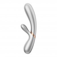 Вібратор з підігрівом Satisfyer Hot Lover, срібний — Просмотреть изображение 3