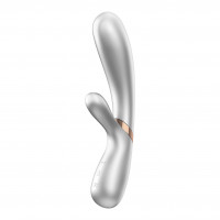 Вібратор з підігрівом Satisfyer Hot Lover, срібний — Просмотреть изображение 4