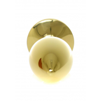 Анальна металева пробка Plug-Jewellery Gold PLUG ROSE- Red — Просмотреть изображение 4