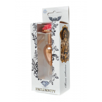 Анальна пробка B - Series HeavyFun Jewellery, червоно-золотиста — Просмотреть изображение 5