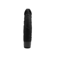 Вібратор M-Mello Thick Realistic Dildo 19.5 см, чорний — Переглянути зображення 5