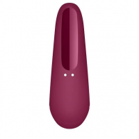Вакуумний стимулятор клітора для жінок Satisfyer Curvy 1+, бордовий