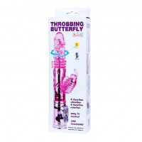 Вібратор з ротацією Throbbing Butterfly, фіолетовий — Просмотреть изображение 7