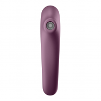 Вакуумний стимулятор клітора для жінок з вібрацією Satisfyer Dual Kiss, фіолетовий