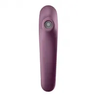 Вакуумний стимулятор клітора для жінок з вібрацією Satisfyer Dual Kiss, фіолетовий