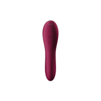 Вакуумний стимулятор клітора для жінок з вібрацією Satisfyer Dual Crush, бордовий — Просмотреть изображение 5