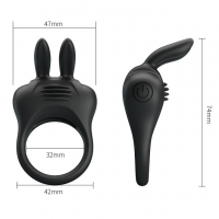 Ерекційне віброкільце PRETTY LOVE - DAVION, Silicone Vibration — Просмотреть изображение 6