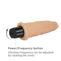 Вібратор 8.5  Real Feel Cyberskin Vibrator — Просмотреть изображение 4