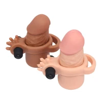 Вібронасадка на член Pleasure X-Tender Vibrating Penis Sleeve #1 — Переглянути зображення 2