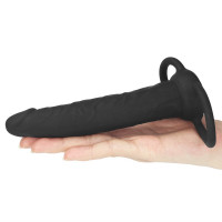 Анальна насадка Lovetoy Silicone Fantasy Double Prober, чорна — Просмотреть изображение 6