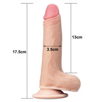 Фалоімітатор 7'' Sliding Skin Dual Layer Dong