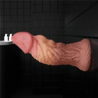 Фалоімітатор 7.0'' Dual layered Platinum Silicone Plug — Переглянути зображення 8