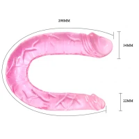 Подвійний фалоімітатор DOUBLE DONG 30CM — Переглянути зображення 4