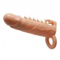 Насадка на пеніс Pretty Love Penis Sleeve Emmitt, тілесна — Просмотреть изображение 4