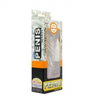 Насадка на пеніс з вібрацією Penis Sleeve For Men, прозора — Переглянути зображення 6