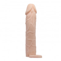 Насадка на пеніс Pretty Love Penis Sleeve, тілесна, 18 см — Просмотреть изображение 4