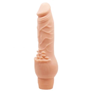 Вібратор Baile Barbara Clark Realistic Multi-Speed Vibrator 19.5 см, тілесний