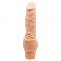 Вібратор Baile Barbara Clark Realistic Multi-Speed Vibrator 19.5 см, тілесний — Просмотреть изображение 4
