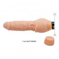 Вібратор Baile Barbara Clark Realistic Multi-Speed Vibrator 19.5 см, тілесний — Просмотреть изображение 10