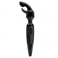 Універсальний масажер з насадкою Sensual Massager, чорний — Просмотреть изображение 7