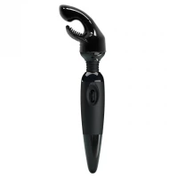 Універсальний масажер з насадкою Sensual Massager, чорний — Просмотреть изображение 7