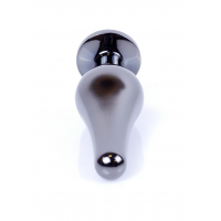 Анальна пробка B - Series HeavyFun Jewellery Dark Silver, червона — Просмотреть изображение 3