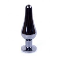Анальна пробка B - Series HeavyFun Jewellery Dark Silver, червона — Просмотреть изображение 4
