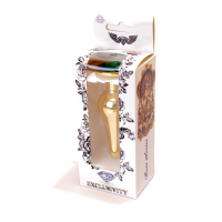 Анальна пробка B - Series HeavyFun Jawellery Gold, зелена — Просмотреть изображение 8