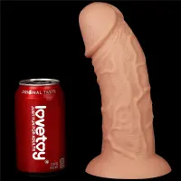 Фалоімітатор значного розміру 9.5'' Realistic Curved Dildo — Переглянути зображення 3