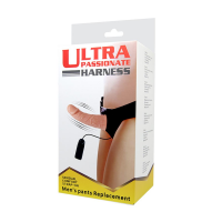 Страпон Baile Ultra Passionate Harness, тілесний — Переглянути зображення 7