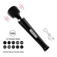 Вібромасажер B - Series Magic Massager Wand, чорний — Переглянути зображення 6