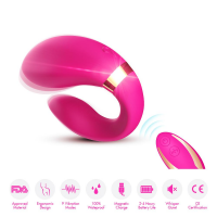 Вібратор для двох B - Series Joy Crescent Couple Vibrator, рожевий — Просмотреть изображение 5