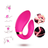 Вібратор для двох B - Series Joy Crescent Couple Vibrator, рожевий — Просмотреть изображение 6