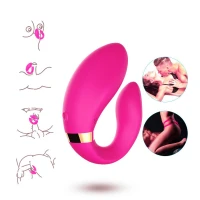 Вібратор для двох B - Series Joy Crescent Couple Vibrator, рожевий — Просмотреть изображение 6